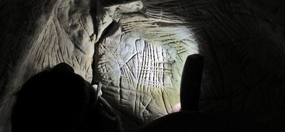 Photogrammétrie dans les abris ornés de Fontainebleau